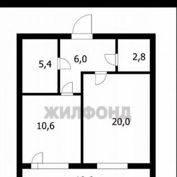 Продается 1-комнатная квартира, 45 м²