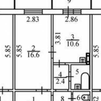 Продается 1-комнатная квартира, 42,5 м²