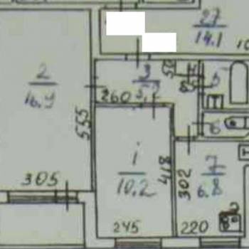 Продается 2-х комнатная квартира, 44 м²