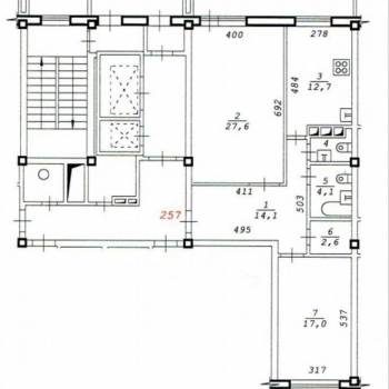 Сдается 2-х комнатная квартира, 80 м²