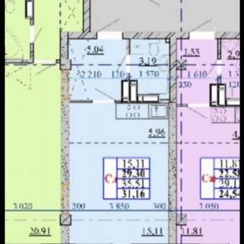 Продается 1-комнатная квартира, 35,5 м²
