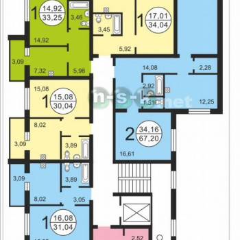 Продается 1-комнатная квартира, 42 м²