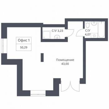 Сдается Нежилое помещение, 50,26 м²