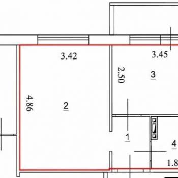 Продается 1-комнатная квартира, 32,5 м²