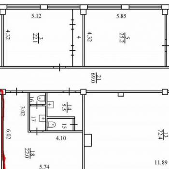 Сдается Нежилое помещение, 53,8 м²