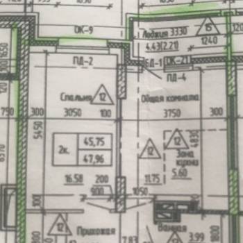 Продается 2-х комнатная квартира, 48 м²