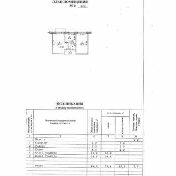 Сдается 2-х комнатная квартира, 44 м²