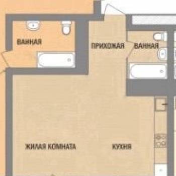 Продается 1-комнатная квартира, 42 м²
