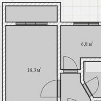 Продается 1-комнатная квартира, 28,7 м²