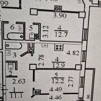 Продается 2-х комнатная квартира, 62 м²