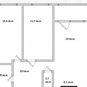 Сдается Многокомнатная квартира, 64 м²