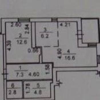 Продается 2-х комнатная квартира, 50,3 м²