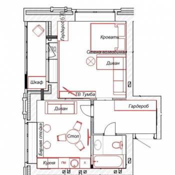Продается 1-комнатная квартира, 40 м²