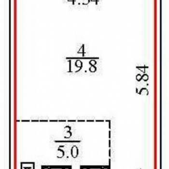 Продается 1-комнатная квартира, 33 м²