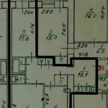 Сдается 2-х комнатная квартира, 56,8 м²