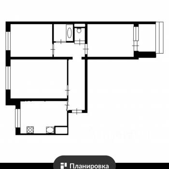 Сдается Многокомнатная квартира, 65 м²