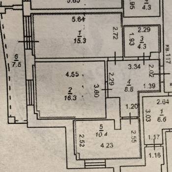 Продается 2-х комнатная квартира, 55,1 м²