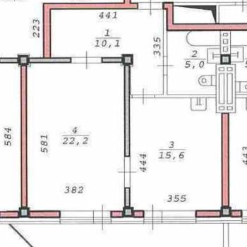 Продается 2-х комнатная квартира, 52,9 м²