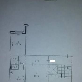 Продается 2-х комнатная квартира, 53 м²