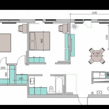 Сдается Многокомнатная квартира, 77 м²