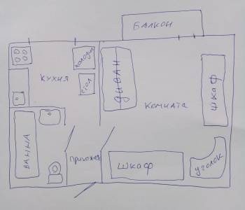 Сдается 1-комнатная квартира, 28 м²