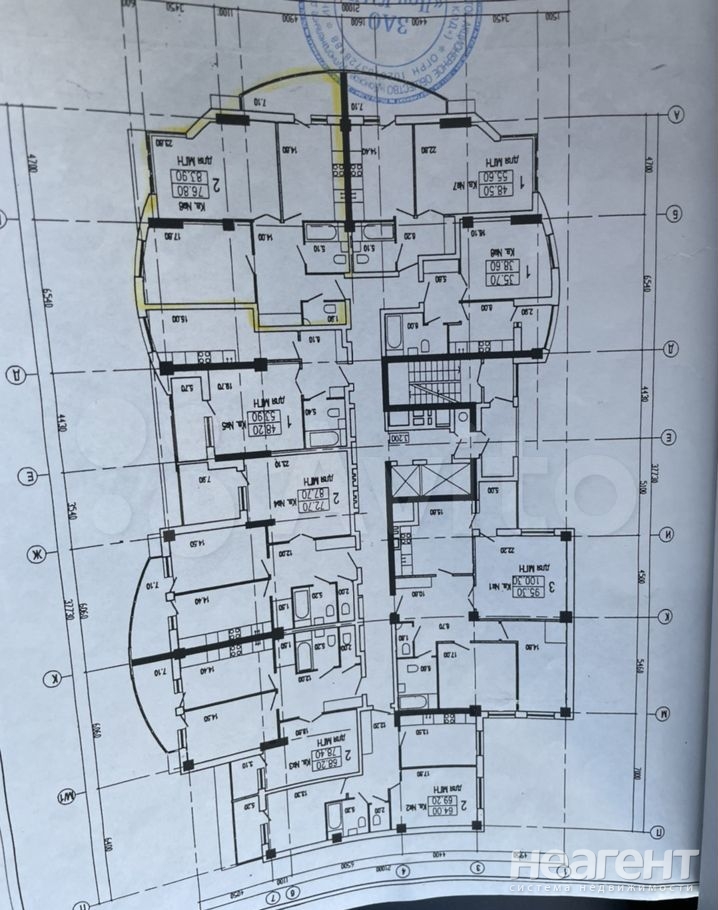 Продается 2-х комнатная квартира, 84 м²