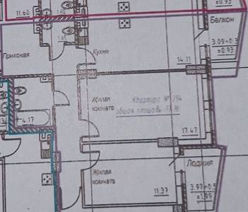 Продается 3-х комнатная квартира, 78 м²