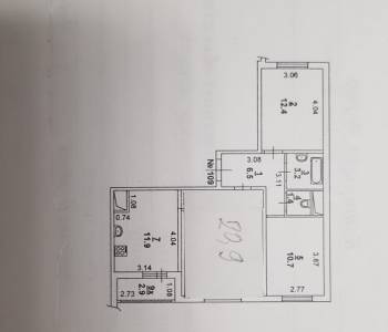Продается 3-х комнатная квартира, 67 м²