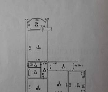 Продается 3-х комнатная квартира, 76,5 м²