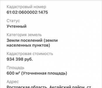 Продается Участок, 600 м²