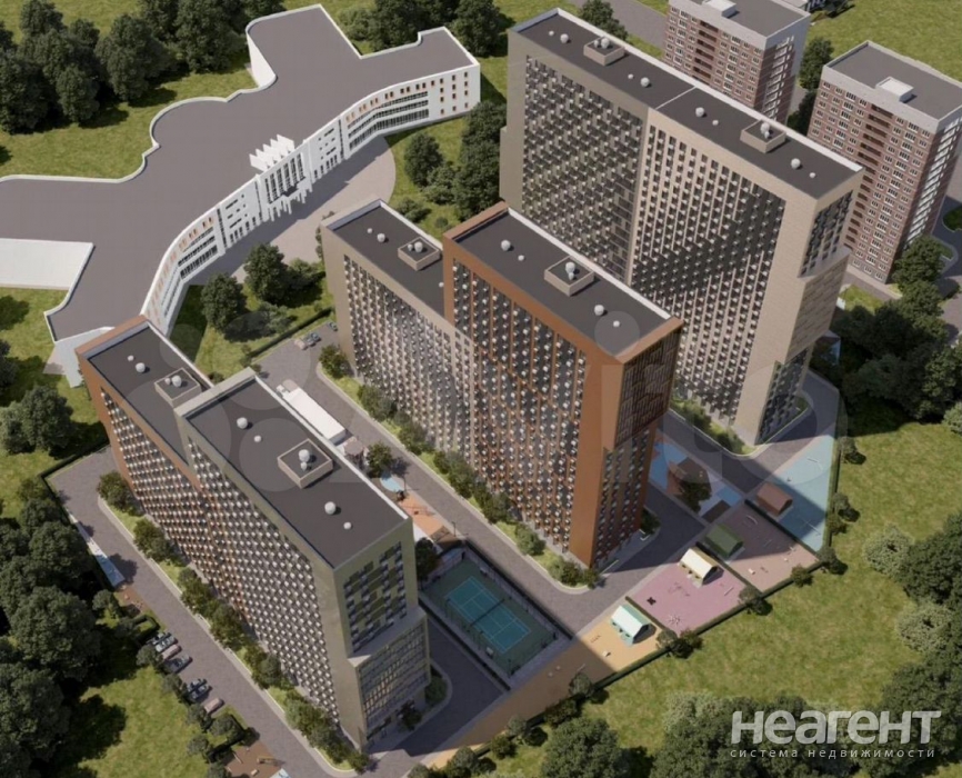 Продается 1-комнатная квартира, 47,3 м²