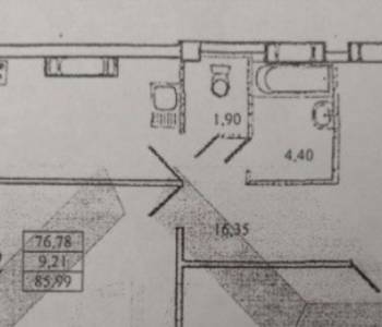 Продается 2-х комнатная квартира, 86 м²