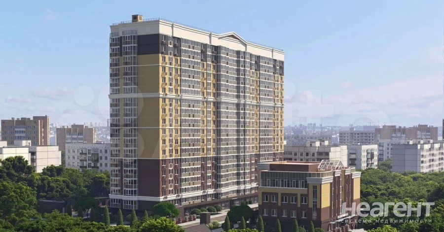 Продается 1-комнатная квартира, 43,3 м²