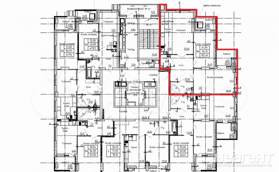 Продается 3-х комнатная квартира, 102,5 м²