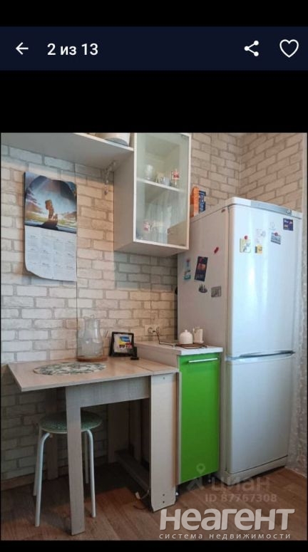 Продается 1-комнатная квартира, 31 м²