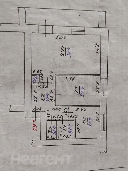 Продается 2-х комнатная квартира, 39,4 м²