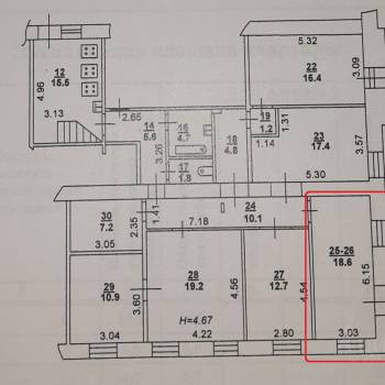 Сдается Комната, 43,7 м²