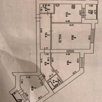 Продается 3-х комнатная квартира, 115 м²