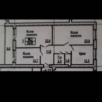 Продается 3-х комнатная квартира, 100 м²