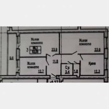 Продается 3-х комнатная квартира, 100 м²