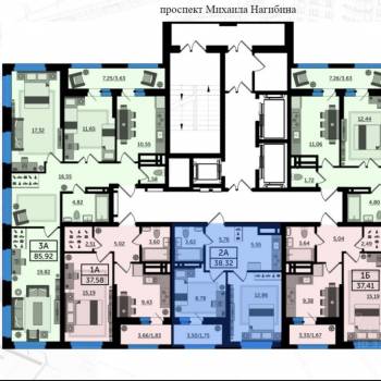 Продается 2-х комнатная квартира, 40 м²
