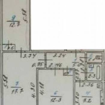 Продается 3-х комнатная квартира, 62,5 м²