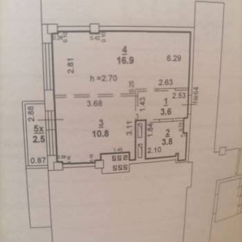 Продается 1-комнатная квартира, 35,1 м²