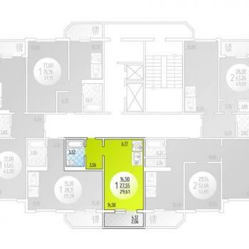 Продается 1-комнатная квартира, 28 м²