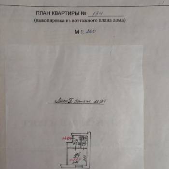 Продается 1-комнатная квартира, 18,9 м²