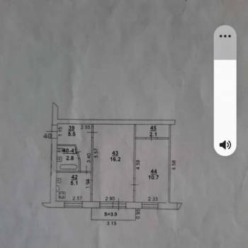 Продается 2-х комнатная квартира, 42 м²
