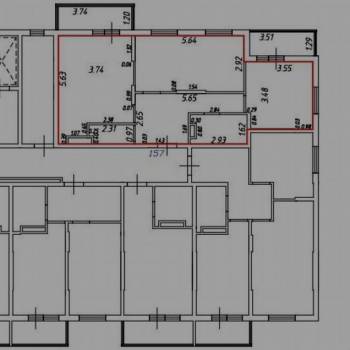 Продается 2-х комнатная квартира, 63 м²