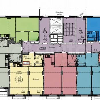 Продается 2-х комнатная квартира, 60 м²
