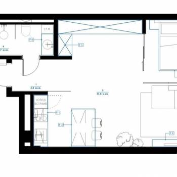 Продается 2-х комнатная квартира, 49,5 м²