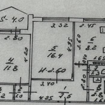 Продается 2-х комнатная квартира, 52 м²